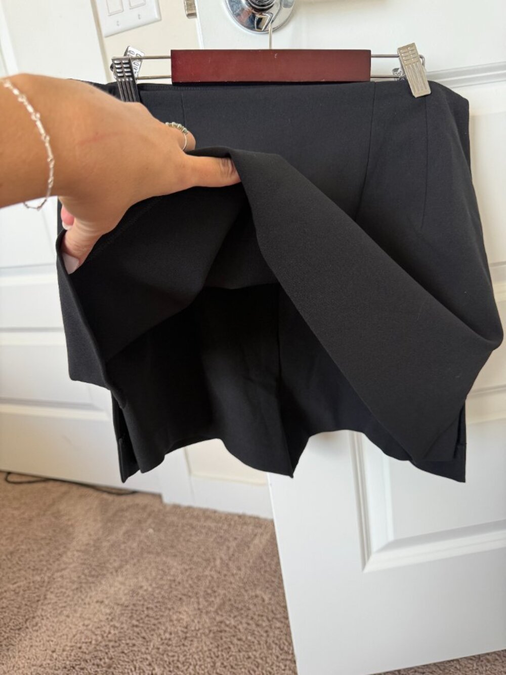 Express Black Mini Skort size 10 - Picture 7 of 7